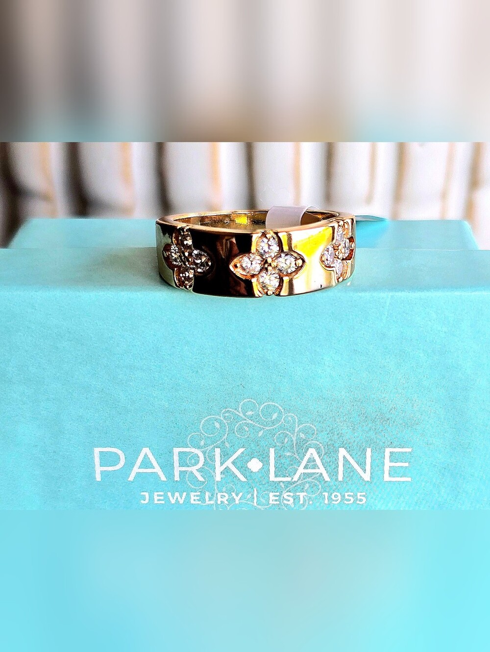 ☀️ Park Lane Size 9 Flora Gold Ring NWT
